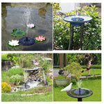 Solar Fountain Fish Pond Floating Fountain Water Pump Garden Landscaping Landscape Solar Water Pump Ordinary