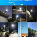 Solar Lamp Street Lamp Household Outdoor Courtyard Lamp Road Lighting Waterproof Lightning Protection LED Bright Energy-saving Lamp Installation Road Lamp