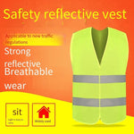 Fluorescent Reflective Vest Environmental Sanitation Construction Safety Work Clothes Traffic Road Safety Protective Clothing