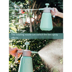 Watering Flower Spray Kettle Spray Bottle Horticultural Household Watering Kettle 1L Thickening Mint Green [with Lock Switch]