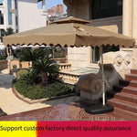 2.2m Large Outdoor Sunshade Umbrella Courtyard Umbrella Outdoor Umbrella Beach Umbrella 4 Bone