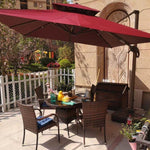 2.5m Outdoor Sunshade Umbrella Courtyard Umbrella Villa Roman Umbrella Sentry Box Umbrella