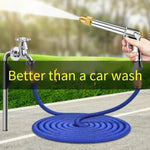 22m High Pressure Car Washing Machine Water Gun Car Brush Household Watering Flower Garden Cleaning Telescopic Hose Hose Punching Machine Powerful Sprinkler