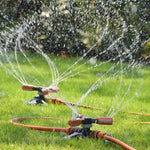 Vegetable Garden Lawn Sprinkler 360 Degree Rotary Irrigation Sprinkler Greening Sprinkler Agricultural Automatic Sprinkler + 10m Water Pipe Set