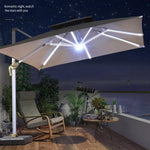 Outdoor Sunshade Courtyard Umbrella Terrace Garden Villa Outdoor Umbrella Sun Umbrella Stall Outdoor Roman Umbrella Space Aluminum