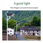 Solar Street Lamp Outdoor New Rural Road Lighting High-power LED Projection Lamp Courtyard Household Super Bright Wall Lamp Induction Super Bright Model