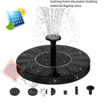 3w Solar Lotus Leaf Fountain Floating Pool Outdoor Pond Water Pump Small Garden Fountain 5 Kinds Of Nozzles Oxygenation Landscape