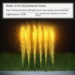 LED Lawn Ground Lamp Simulation Rainproof Water Garden Landscape Lamp Park Lighting Decoration Outdoor Ear Of Wheat Ground Lamp 10 Ear Of Wheat Electricity