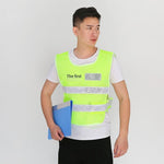 LED Reflective Vest Safety Vest For Sanitation Workers Or Riding Reflective Clothing Vehicle