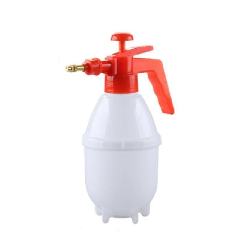 Manual Pneumatic Flower Watering Kettle Watering Pot Garden Tools Sprayer Disinfectant Sprinkler 1.5 Liters Of White Plastic Pressure Bar