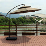 Outdoor Sunshade 3m Large Sunshade Outdoor Stall Courtyard Umbrella Sentry Box Security Banana Umbrella Roman Umbrella Folding