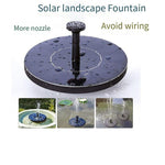 Solar Landscape Fountain Micro Dc Brushless Water Pump Rockery Household Pool Garden Water Spray Fish Pool Oxygenation