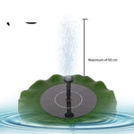 Solar Lotus Leaf Fountain Floating Pool Outdoor Pond Water Pump Small Garden Fountain 5 Kinds Of Nozzles 3w