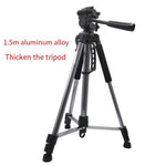 Thermometer Bracket Thread Level Tripod Slr Camera Thickening Accessories Aluminum Alloy 1.5m Infrared Thermal Imager Tripod 1.5m Tripod (1 / 4 Thread)