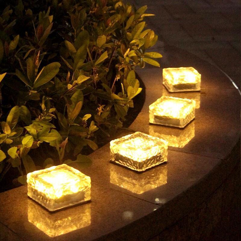 Solar Buried Lamp Courtyard Outdoor Lawn Lamp Garden Landscape Decorative Lamp LED Waterproof Villa Balcony Terrace Household Buried Lamp Five Sets