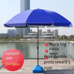 2.2 M Oxford Large Umbrella With Water Injection Garden Umbrella Using Thickened Oxford Cloth With High Density