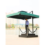 Big Umbrella Stall Umbrella Wind And Rain Proof Outdoor Sentry Box Sunshade Umbrella Security Guard Platform Outdoor Umbrella 2.1x2.1m