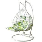 Double Hanging Chair Rattan Chair Balcony Bassinet Chair Bird's Nest Hammock Lazy Hanging Orchid Drop Chair Double Pole Coffee