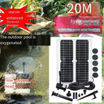 Solar Water Pump Rockery Water Pond Oxygenation Garden View Small Fish Tank Fish Viewing Pond Water Circulation Pump Soilless Cultivation 1.2w