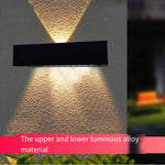 Solar Lamp Outdoor Household Super Bright Wall Lamp Waterproof Outdoor Courtyard Lamp Wall Washing Lamp Villa Garden Balcony LED Lighting Street Lamp