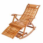 Bamboo Rocking Chair Elderly Rocking Chair Adult Leisure Chair Folding Chair Outdoor Reclining Chair Lunch Break Bamboo Taishi Rattan Bamboo Chair