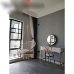 Net Red Swing Tassel Hanging Orchid Rocking Chair Rattan Chair Generation Hanging Chair + Accessories Bag Cushion + Pillow + Star Lamp