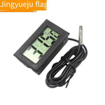 15 Pieces Electronic Thermometer Digital Fish Tank Refrigerator Water Temperature Meter With Waterproof Probe Black