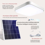 Solar Lamp Household Indoor Ceiling Lamp Super Bright High Power One Driven Two Outdoor Balcony Bedroom Lighting Courtyard Lamp 120w