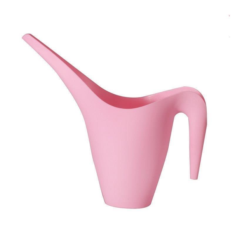 Pink 1L Sprinkler Creative Long Mouth Watering Kettle Plastic Gardening Tools Watering Kettle 1.8 Household Greenery Pot Pot Watering Flower Pot