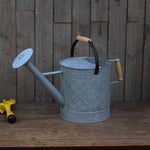 Watering Pot Gardening Iron Large Capacity Used Watering Pot Watering Pot Spraying Pot Old Zinc Old Zinc Color