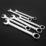 Dual Purpose Wrench Ratchet 72 Tooth Open Ring Set Tool Solid Auto Repair Tool 12 Piece Ratchet