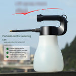 Fleshy Kettle Large Capacity Electric Sprinkler Green Meat Plant Watering Pot Watering Kettle Small Household Agricultural Sprayer 3L Portable White