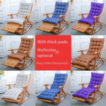 Bamboo Rocking Chair Family Balcony Elderly Leisure Folding Chair Bed Office Nap Reclining Chair Adult Lunch Break Leisure Chair