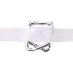 Fiber Belt With 50 Pieces Of Recycled Packing Buckle Suitable For 32mm Wide Polyester Flexible Packing Belt Clip Metal Wire Clip