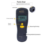 Non-contact Photoelectric Tachometer Laser Linear Speed Tester Digital Display