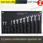 Box Spanner Set Solid Ratchet Hardware Tool 8-19mm12 Piece Set