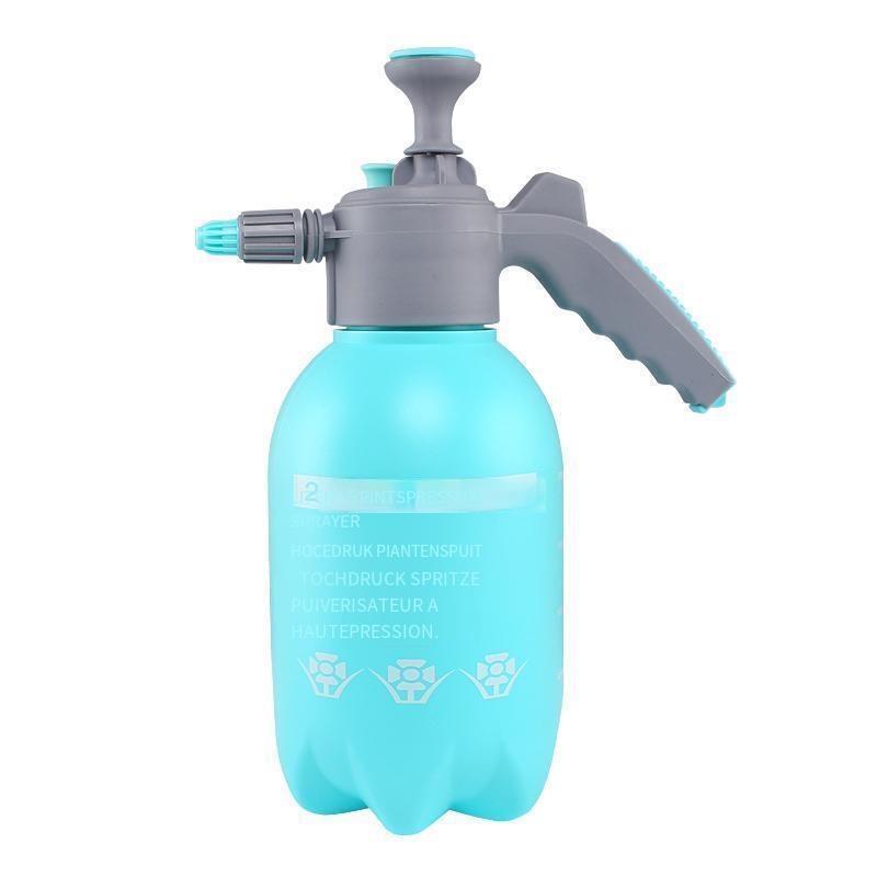 2L Of Orange [Metal Pressure Bar] Manual Pneumatic Flower Watering Kettle Watering Pot Watering Pot Garden Tools Sprayer Kettle Disinfection Sprinkler