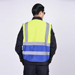 Reflective Vest Reflective Vest Reflective Clothing Reflective Traffic Construction Riding Vest Fluorescent