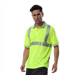 Reflective Vest Reflective Material Fluorescent Yellow for Construction Building Working Safety Clothes - 2XL Size