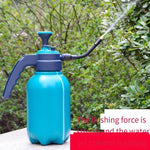 High Pressure Sprinkling Pot New Type Household Pressure Spray Pot Watering Flower Pot 2L Blue