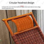 Rocking Chair Rocking Chair Adult Reclining Chair Lunch Break Balcony Rattan Chair Leisure Chair Outdoor Nap Rattan Chair Leisure Chair