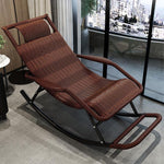 Rocking Chair Rocking Chair Adult Reclining Chair Lunch Break Balcony Rattan Chair Leisure Chair Outdoor Nap Rattan Chair Leisure Chair