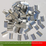 6 Pieces Steel Belt Manual Packing Buckle Iron Sheet 16mm
