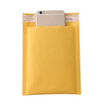 400 Only Kraft Paper Self Sealing Bag Composite Bubble Envelope Foam Shockproof Yellow Express Bag 18x23+4cm