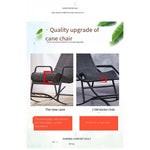 Rattan Chair Adult Outdoor Balcony Leisure Reclining Chair Carefree Chair Elderly Rocking Chair Afternoon Couch Indoor Lazy Chair