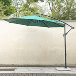 Diameter 2.7m Courtyard Garden Roman Umbrella Sunshade Outdoor Balcony Umbrella Iron Double Top Leisure Table And Chair 4 + 1