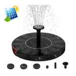 Solar Lotus Leaf Fountain Floating Pool Outdoor Pond Water Pump Small Garden Fountain 5 Kinds Of Nozzles Oxygenation Running Water Landscape 3w