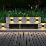 Solar Lamp Double Headed Wall Lamp LED Household Outdoor Courtyard Lamp Balcony Garden Yard Decoration Lamp 2 Sets