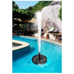 Large Diameter 20cm Solar Energy Outdoor Rockery Flowing Water Fish Pond Garden Landscape Fountain 2.5w