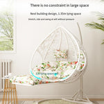 Hanging Chair Outdoor Cane Chair Family Bedroom Indoor Balcony Hammock Cradle Chair Single Armless (95cm Wide) Cane
